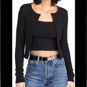 Reformation Ruby Cardigan Set